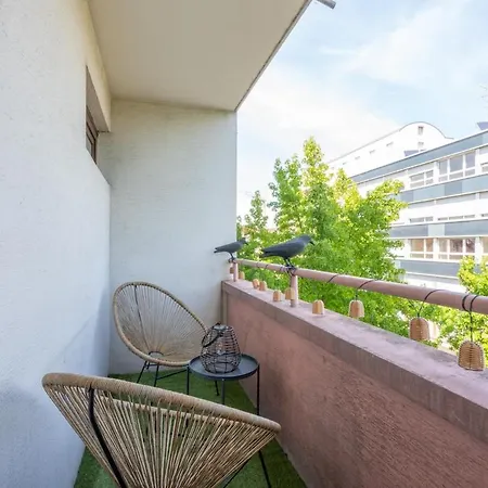 Super 2 Pers Near Basel Wifi Terrace 35